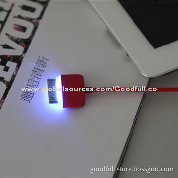 8-different Colors Design 1/2/3m Cable for iPhone 4